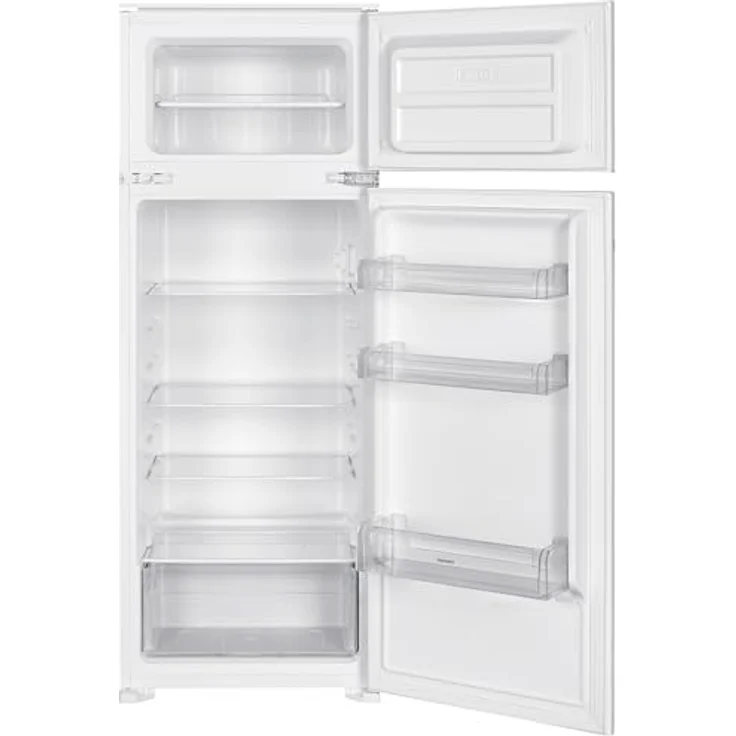 homeX CFB2051E Einbaukühlschrank mit Gefrierfach, 205 Liter, Schlepptür, für 145 cm Nische, Energieeffizienzklasse E, leiser Betrieb 37 dB – Bild 9