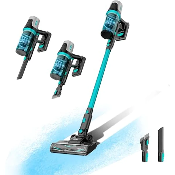 Cecotec Conga Rockstar 1500 Horizon Genesis XL, kabelloser Staubsauger mit 215W Gesamtleistung, 45 Minuten Autonomie, Mischbürste und 2 Saugmodi – Bild 1