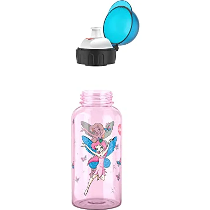 Emsa Trinkflasche Kids Tritan, 0.4 L, 100% auslaufsicher mit phantasievollen Motiven, bunt – Bild 2