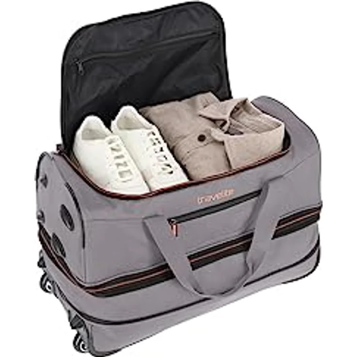 travelite Basics Trolley Reisetasche, 55 cm, 2 Rollen erweiterbar – Bild 5