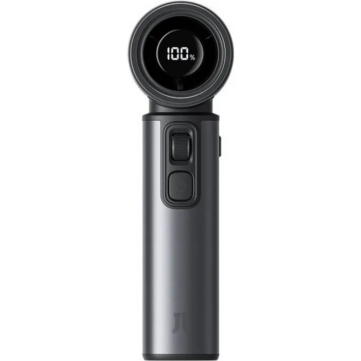 Jisulife Handventilator Handheld Fan Ultra2, 9000 mAh Akku, 100 Geschwindigkeitsstufen, digitale Anzeige, Multifunktions-Taschenlampe, robustes Metallgehäuse
