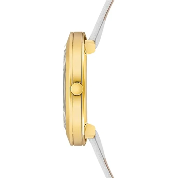 Rhodenwald & Söhne Quarzuhr Lucrezia creme-weiß, aus Edelstahl, mit Swarovski®-verzierten Strich-Indices und Sunray-Effekt – Bild 6