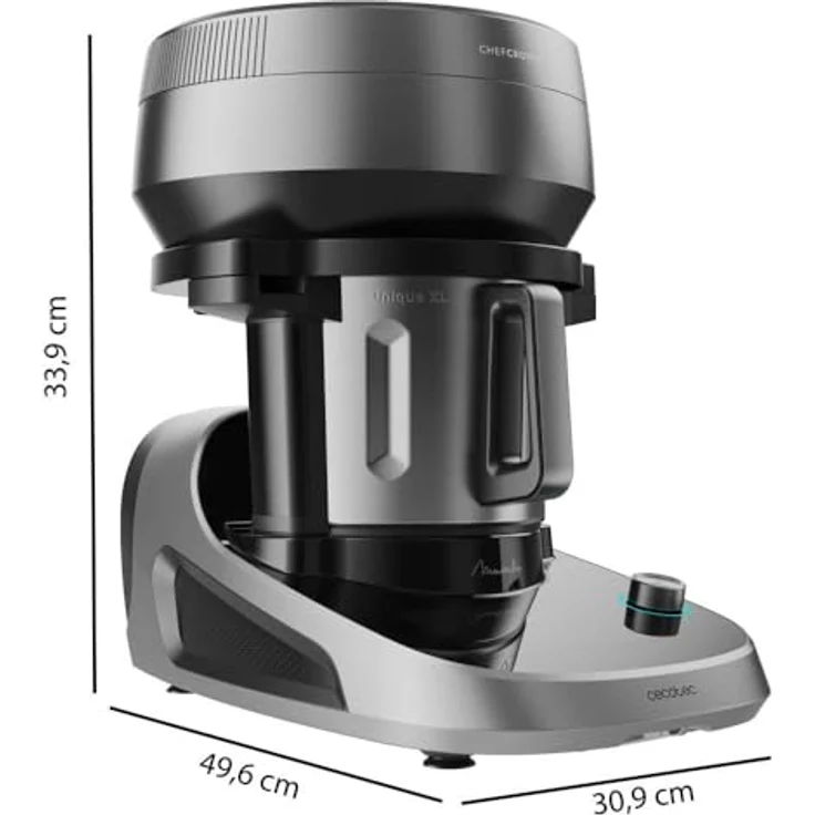 Cecotec Küchenroboter Mambo CooKing Unique, 2200 W, 5L Unique Krug, Zubehör: Dampfgarer oder Schöpflöffel, Edelstahl-Krug – Bild 2