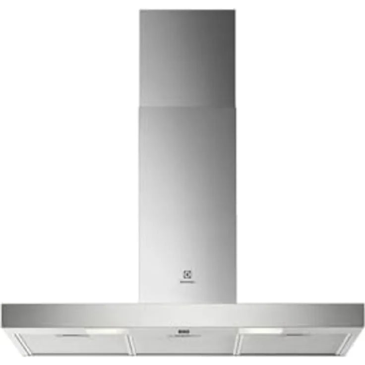 Electrolux EFT39X, Dekorative Wandhaube mit 600m³/h, Evakuierung und Recycling, 90 cm, mechanische Bedienung, LED-Beleuchtung