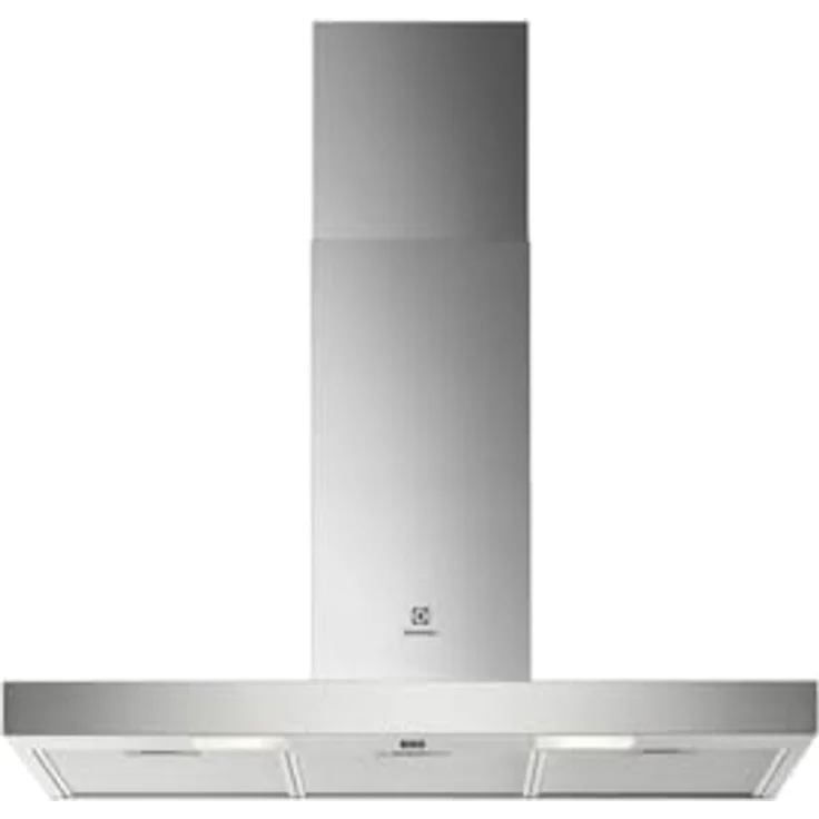 Electrolux EFT39X, Dekorative Wandhaube mit 600m³/h, Evakuierung und Recycling, 90 cm, mechanische Bedienung, LED-Beleuchtung – Bild 1