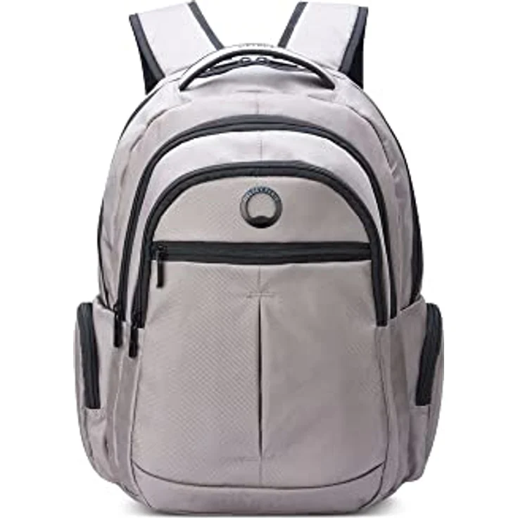 Delsey Paris Daypack Element, leichter Rucksack mit gepolstertem Laptopfach und ergonomischen Trägern, schwarz – Bild 2