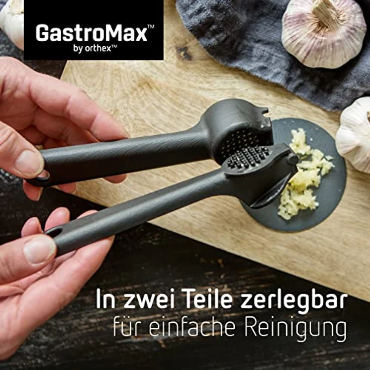 GastroMax Knoblauchpresse, schwarz – Bild 4