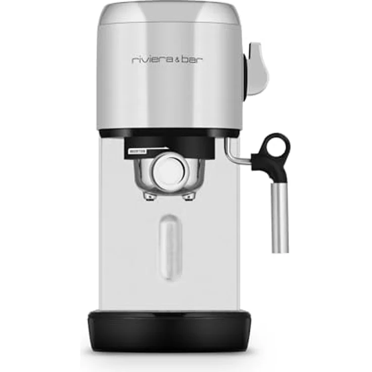 Riviera & Bar BCE350, Edelstahl Espressomaschine mit 1,4 l Wassertank, 1400 W, 19 bar Druck – Bild 2