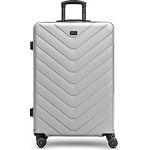 REDOLZ Essentials 07 Hartschalen Koffer | Leichter Trolley 52 x 29 x 79 cm - hochwertiges ABS Material | Männer/Frauen - 4 Doppelrollen & TSA-Schloss