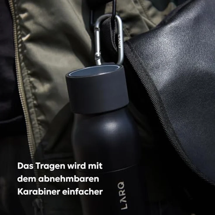LARQ Active Loop - Black Silikonschutz für Flaschenverschluß – Bild 4