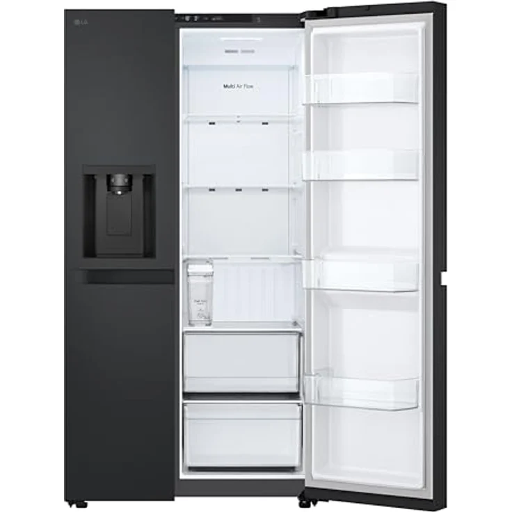 LG GSLC41EPPE, freistehender Side-by-Side Kühlschrank mit Smart Inverter Compressor, 420 l Kühlvolumen, Eis- und Wasserspender, Total NoFrost, LED-Beleuchtung – Bild 6