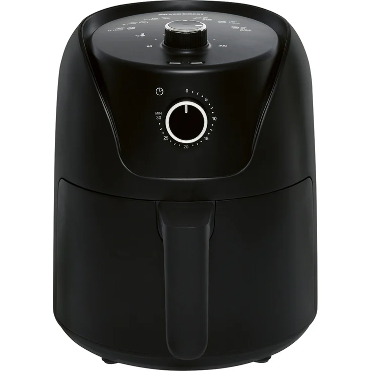 SILVERCREST® KITCHEN TOOLS Heißluftfritteuse »SHF 1500 C1«, 4,5 l, schwarz, 1500 W, Temperaturregelung 80 °C bis 200 °C, 30-Min.-Timer, antihaftbeschichtet
