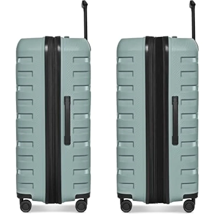 Smartbox Großer Koffer XL Erweiterbar 76 cm, 111–120L Hartschalen Trolley aus Polypropylen, leicht, mit TSA Schloss und 4 Doppelrollen (Edition 01) – Bild 2