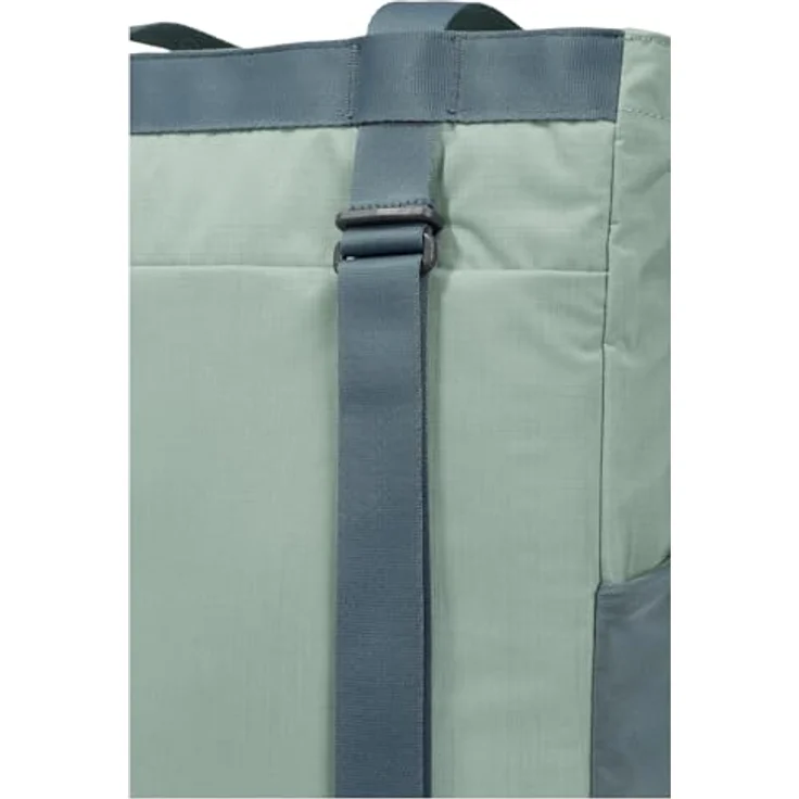Jack Wolfskin Zoya Shopper Tasche, 41 cm mit Laptopfach, grün, 100% Polyamid – Bild 5