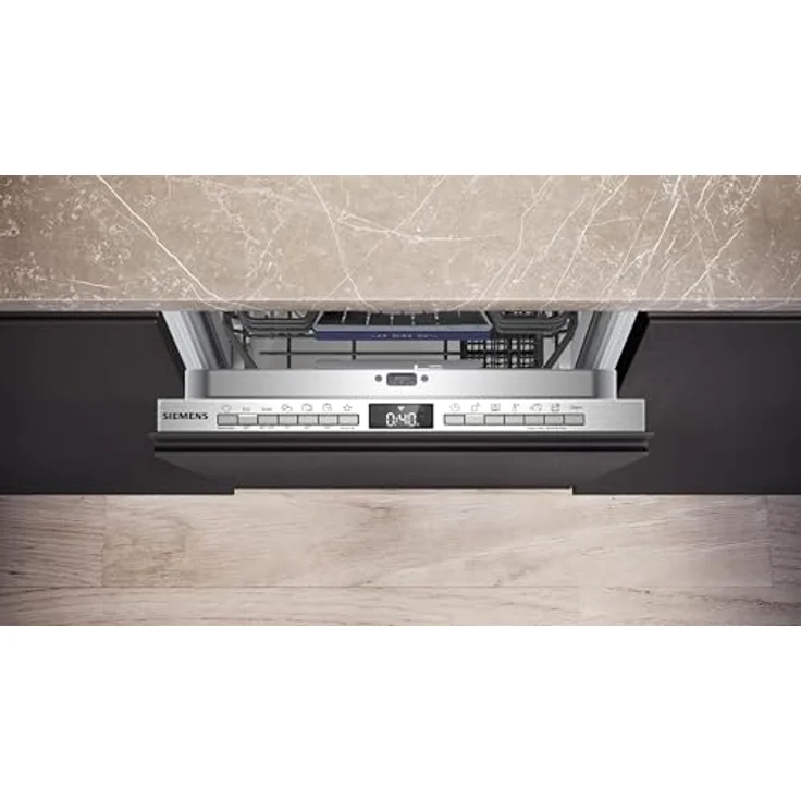 SIEMENS SR63EX25KE iQ300, vollintegrierbarer Geschirrspüler mit varioSpeed Plus, autoOpen dry, 448 mm breit, 44 dB (A), Energieeffizienzklasse B – Bild 5