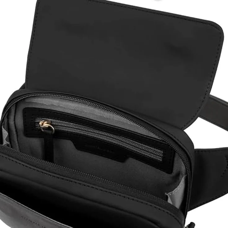 Kapten & Son Visby Gürteltasche, 18.5 cm x 6 cm x 12 cm, grau, aus 100% PET – Bild 5