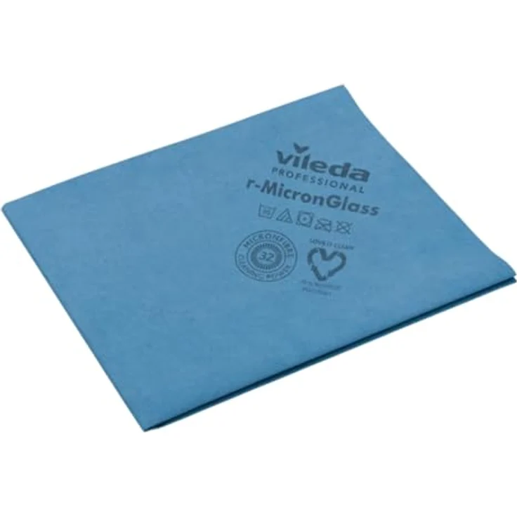 Vileda Professional r-MicronGlass Gläsertuch - 50 x 40 cm | Packung (5 Stück)