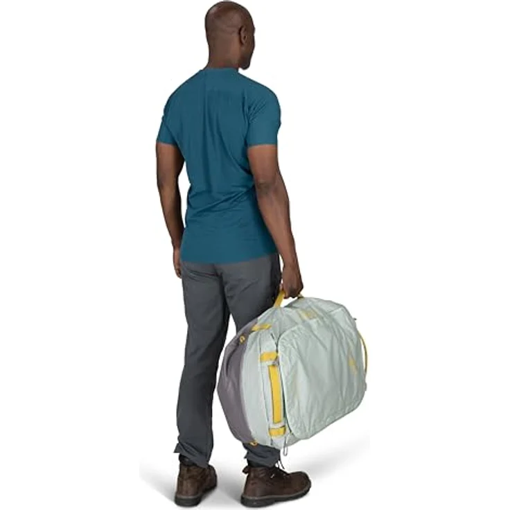 Osprey Transporter 65, Weekender Reisetasche aus 100% Nylon, 41 cm x 30 cm x 68 cm, frostige Minze-Soundwave Grau – Bild 9