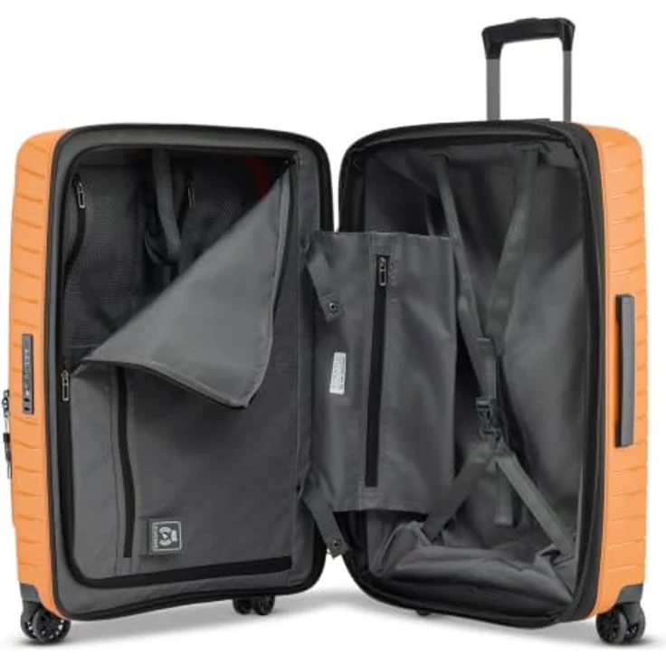 Stratic Novium 4 Rollen Trolley M, 65.5 cm mit Dehnfalte, orange, 100% Polypropylen – Bild 7