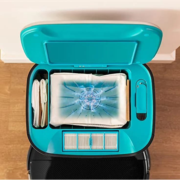 Cecotec Selbstreinigende Basis Conga Home 10000. Kompatibel mit den Serien 8000 und 9000, Automatische Entleerung des Roboters, Hygienische Reinigung, Kompakte Lagerung für Zubehör, 2,5l – Bild 3