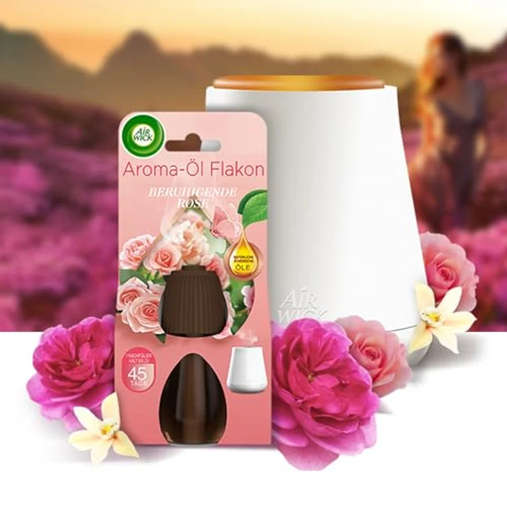 Airwick Aroma OIL Diffuser Starter SET ROSE(2 Bottles) – Bild 4