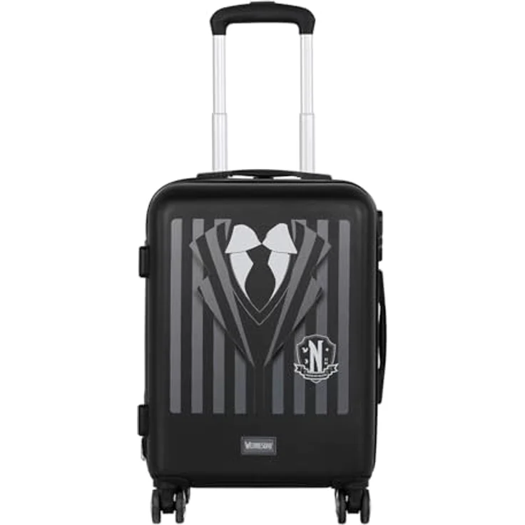Karactermania Handgepäckkoffer Wednesday Uniform, ABS Trolley Koffer 55 cm, für Kinder ab 8 Jahren – Bild 2