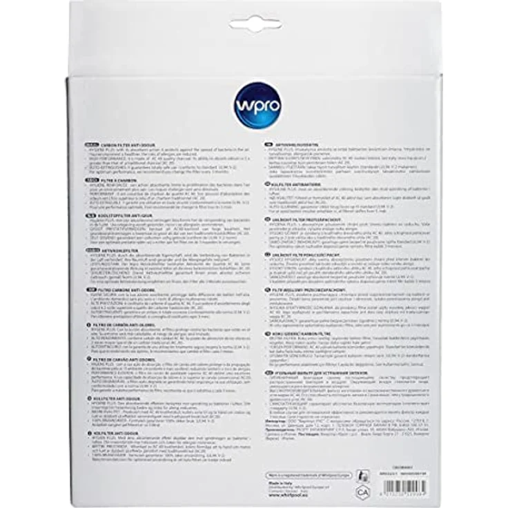 Bauknecht Aktivkohlefilter Typ 47 / AMC023, 2er Pack für Dunstabzugshauben, effektiv gegen Gerüche und Dämpfe – Bild 4