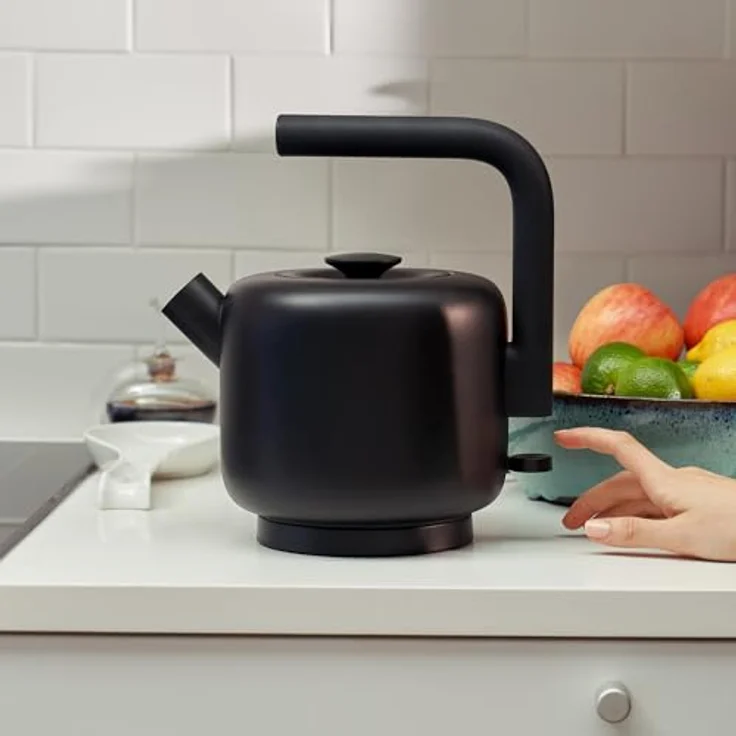 Fellow Clyde Electric Kettle - 1,5 Liter Kapazität - Stainless Steel, Modern Twist On Stovetop Design - Warm Water for Ramen, Oatmeal, Tea, Coffee & more - Large Capacity – Bild 3