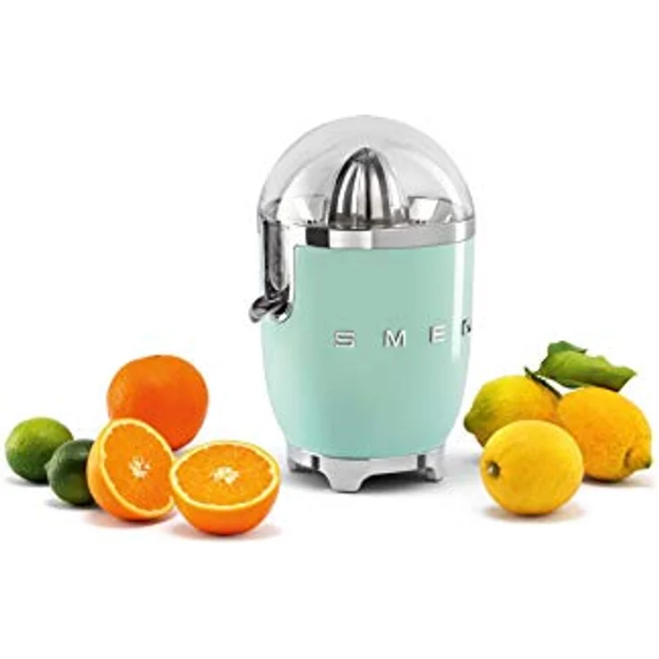 Smeg CJF01PBEU Zitruspresse, 70W, Edelstahl, blau, Serie: CJF01 – Bild 5