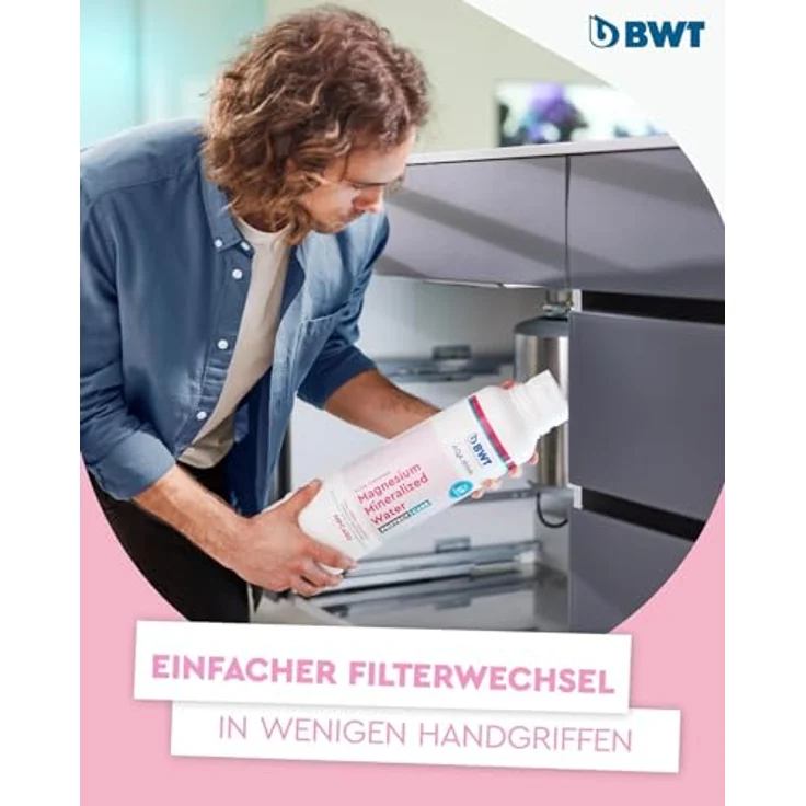 BWT Wasserfilterkartusche 125558004-C, Premium Filtration mit Magnesium, 650 l Kapazität, Chlor- und Kalkreduktion – Bild 6