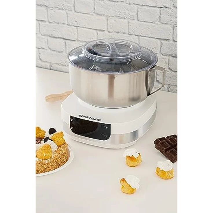 G3 Ferrari G20145 Gourmet Knetmaschine, 1500 Watt, 5 Liter Edelstahlschüssel, digitale Anzeige, 5 Geschwindigkeiten, Timer, inklusive Rezeptbuch – Bild 2
