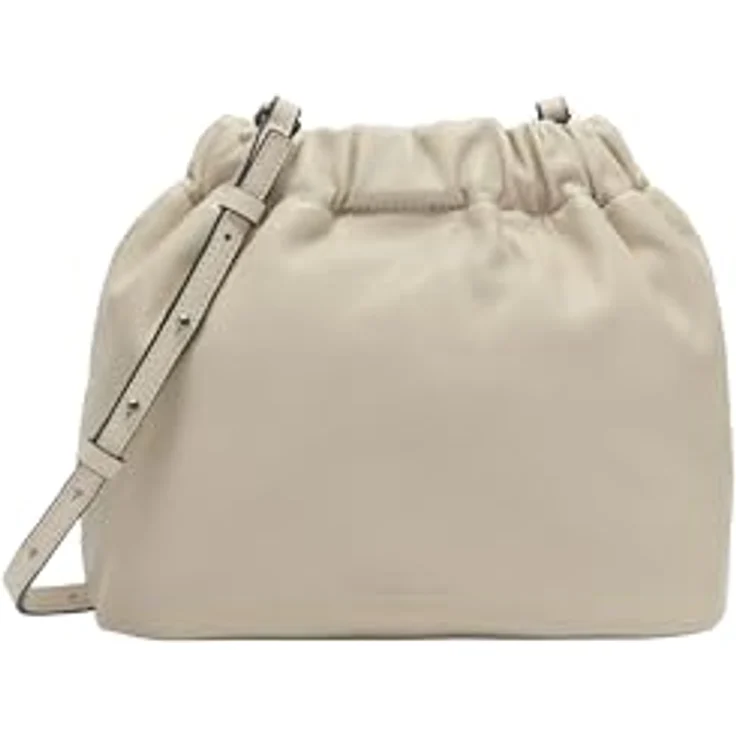 Liebeskind Cloud II Umhängetasche S, 100% Leder, 35 cm x 10 cm x 24 cm, beige – Bild 1