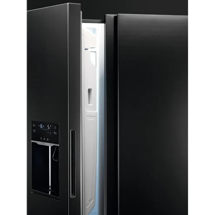 AEG ORX9V351DB Side-by-Side Kühl-Gefrierkombination, NoFrost, Schwarz VCM mit Eiswürfel- und Wasserspender, Multi Chill 0° Schublade – Bild 5