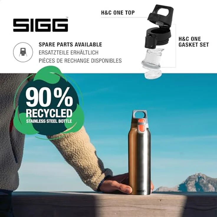 SIGG Hot & Cold One Light Brushed 0,55 Liter Thermosflasche, edelstahl – Bild 5