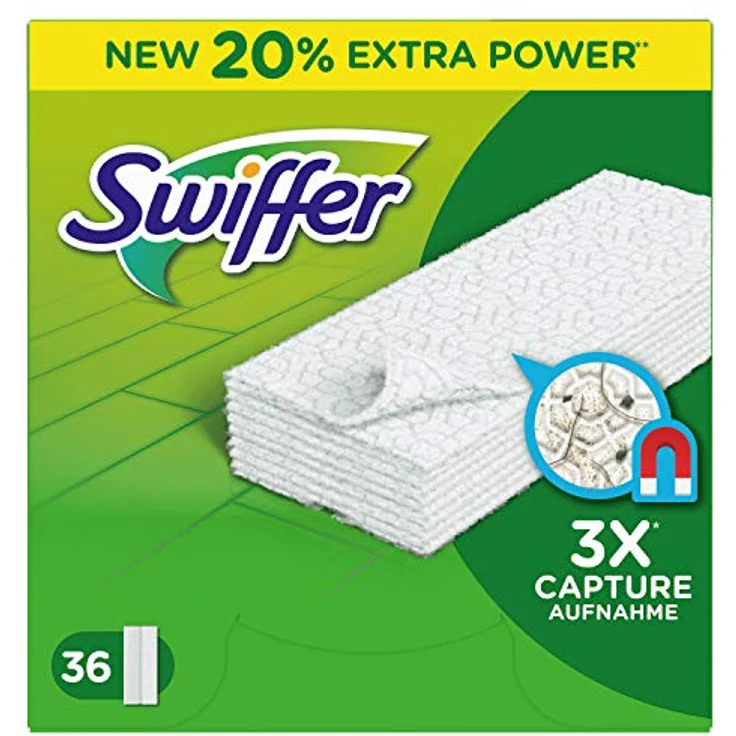 Swiffer Trocken-Bodenwischtücher - Nachfüllpackung 36 Tücher (5410076545476) – Bild 2