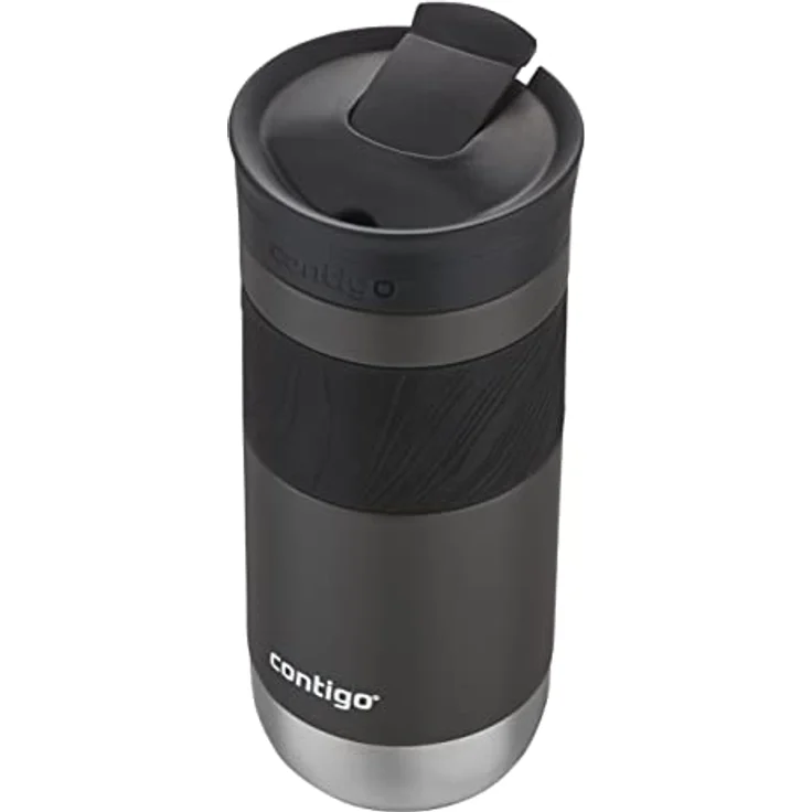 CONTIGO BYRON STAINLESS Trinkflasche, 470 ML, Edelstahl, mit Thermobecher – Bild 7