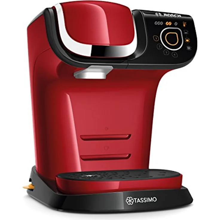 Bosch TAS6003 Tassimo My Way Kapselmaschine (1500 Watt, über 40 Getränke, vollautomatisch, individuelle Getränkeherstellung, Behälter 1,3 L) rot – Bild 2