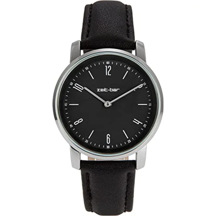 Zeit-Bar Funk-Armbanduhr Damen, Metallgehäuse, Leder-Uhrband, 5 bar wasserdicht, in Geschenketui, deutsche Funktechnologie - Preisvergleich