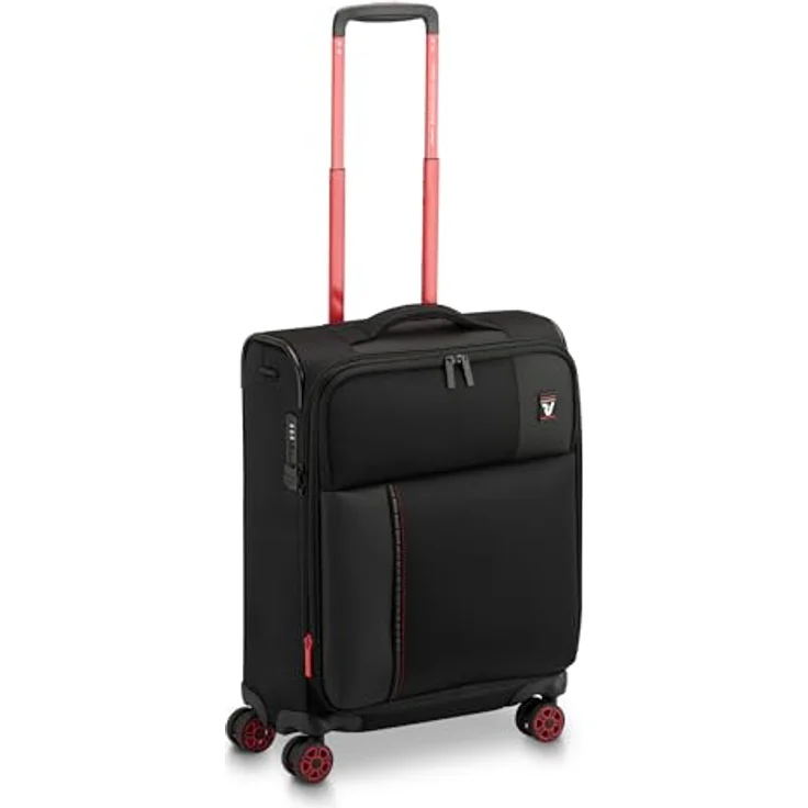 RONCATO Move Cabin Trolley Exp 4 W 55/20 cm Nero, Leichter und robuster Koffer mit leisen Rollen – Bild 1