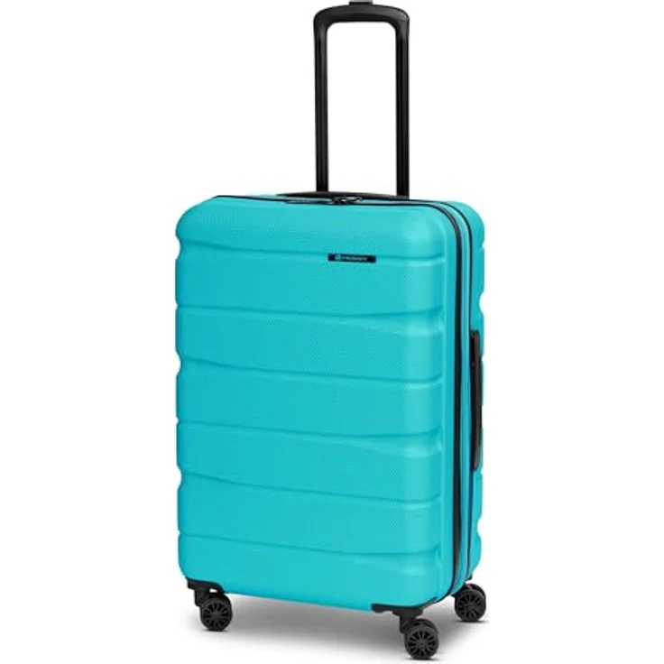 Franky Munich 4.0 Koffer groß | Hartschalen Trolley ausgestattet mit 4 Rollen, arretierbarer Griff, Dehnfalte, Kreuzpackgurt und TSA-Zahlenschloss | 44.5 cm x 28 cm x 66 cm – Bild 1