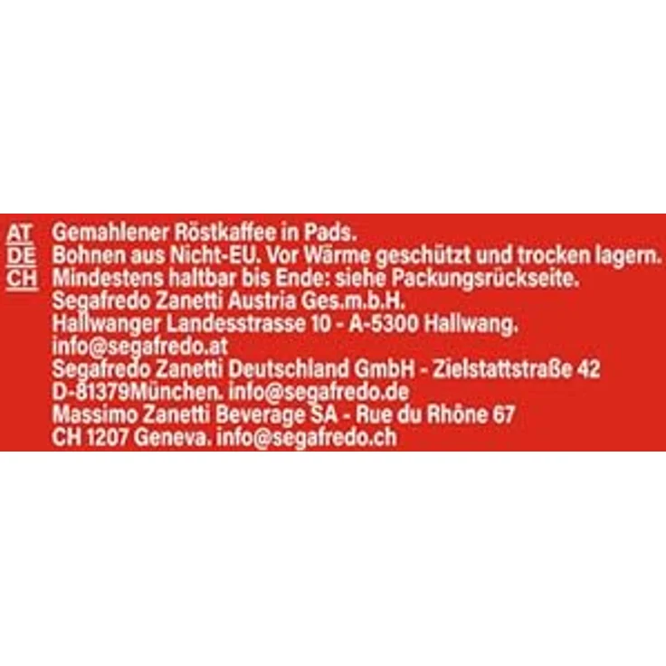 Segafredo Zanetti Intermezzo Coffee Pads (1 x 111 g) – Bild 5