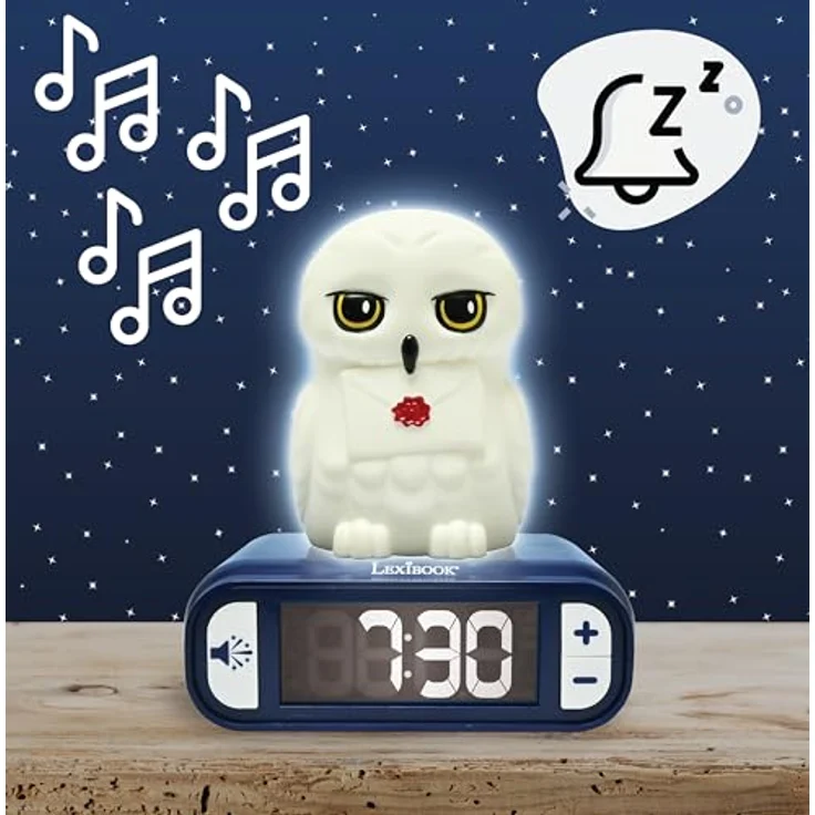 Lexibook Digitalwecker, modern mit klaren Ziffern und benutzerfreundlichen Einstellungen, schwarz – Bild 2