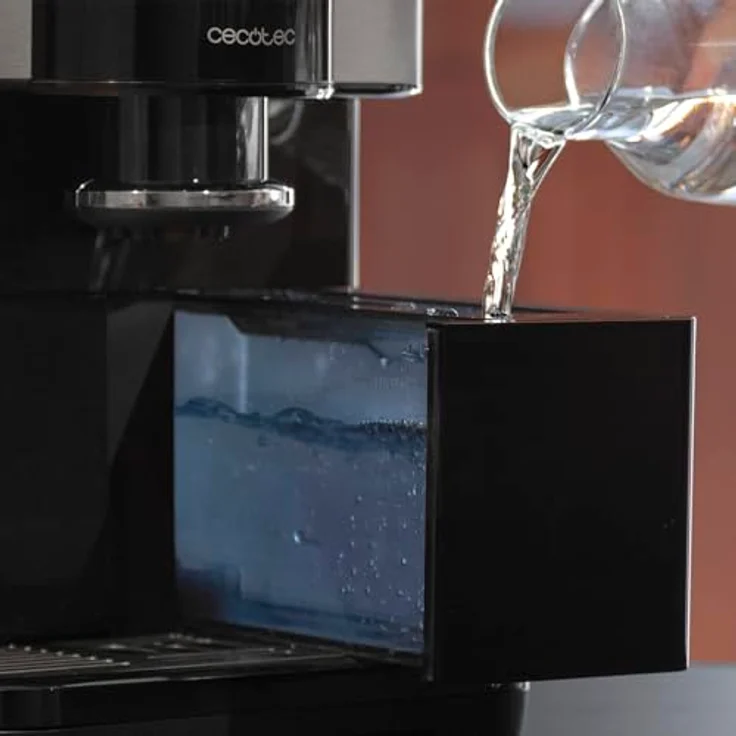 Cecotec Cremmaet Spin, Kaffeevollautomat mit integriertem Mahlwerk, 1,5 L Wassertank, 19 Bar Pumpendruck, Schwarz – Bild 7