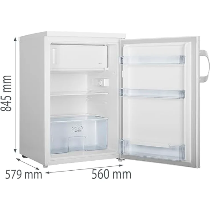 GORENJE Table Top Kühlschrank RB49CPW, 84,5 cm hoch, 56 cm breit, Energieeffizienzklasse C, weiß – Bild 3