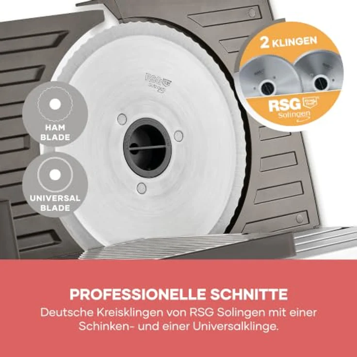 Severin Allesschneider, kompakte Brotschneidemaschine mit stufenlos einstellbarer Schnittstärke bis 23 mm, Dark Inox – Bild 5