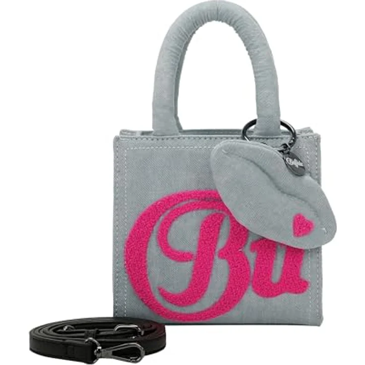 Buffalo Boxy21 Mini Bag Handtasche, 17.5 cm, pink, 30% Polyester und 70% Baumwolle – Bild 1
