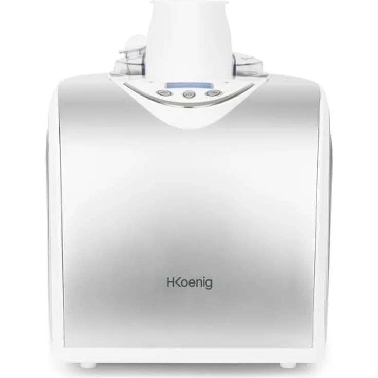 H.Koenig professionelle Eismaschine HF180 - Elektrisch - 1 L - 135 W - Kühlfunktion - Schnelle Zubereitung - Eis, Frozen Joghurt und Sorbet – Bild 2
