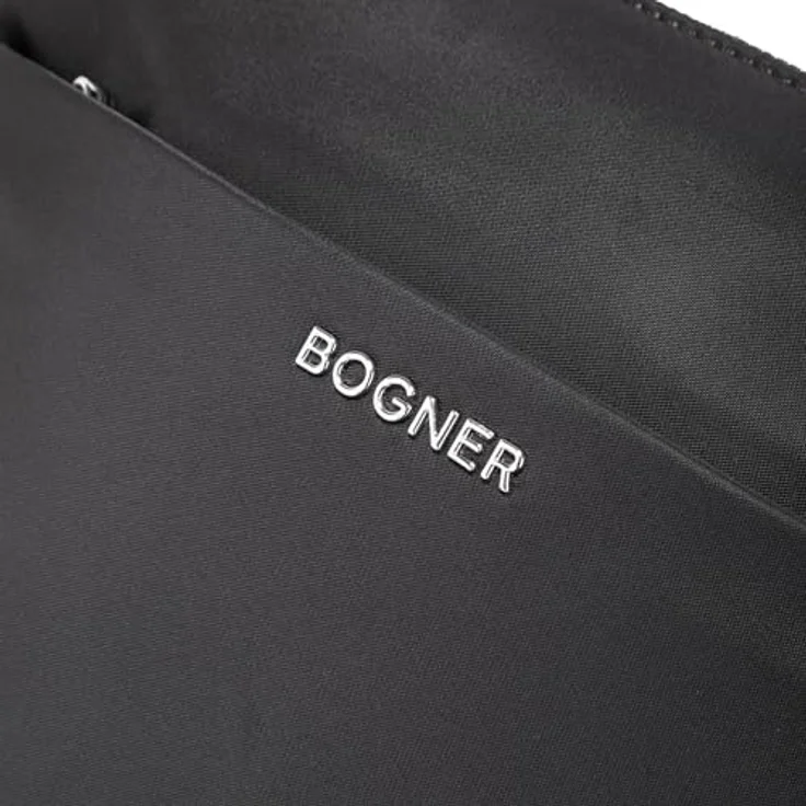 Bogner Klosters Serena Shoulderbag LVZ, Handtasche mit Metallreißverschluss, Schwarz – Bild 5