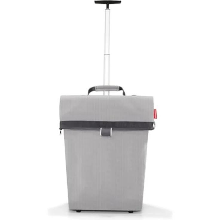 reisenthel Trolley M Tragbarer Einkaufstrolley mit stabilem Aluminiumrahmen, Herringbone Grey – Bild 1