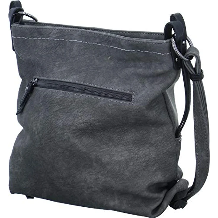 Tom Tailor Elin Flash Umhängetasche, 28 cm, grau, 100% Polyurethan, praktisches Design – Bild 3